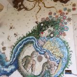 Tema di quaesta sezione di mosaico è la Madre Terra, l' energia femminile di creazione e trasformazione