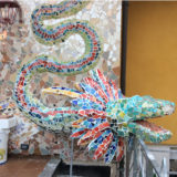 QUETZALCOATL  Serpente Piumato, figura mitica , Atzeca