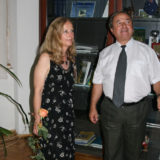 Susanna Viale con il Sindaco Dorel Covoci
